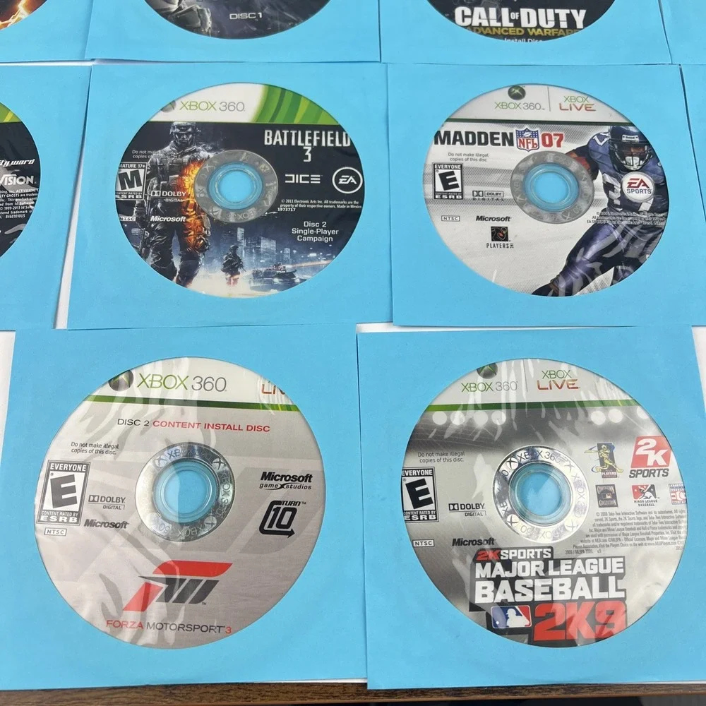 Multi Platform Loose Discs Video Game - Lot Of 50 - AS IS Untested Scratches #3